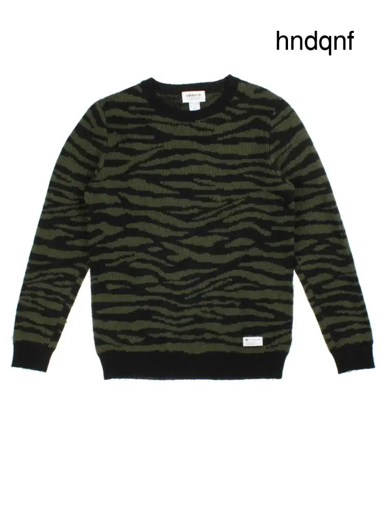 Adidas Originals Tiger Print Jumper (Size M) - Knitwear