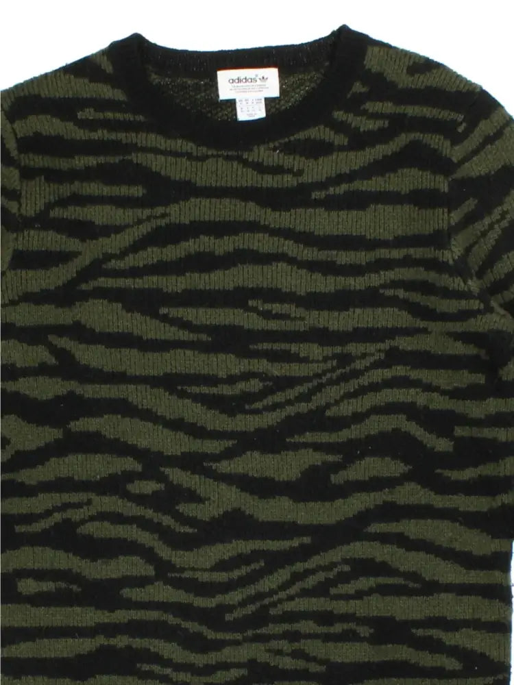 Adidas Originals Tiger Print Jumper (Size M) - Knitwear