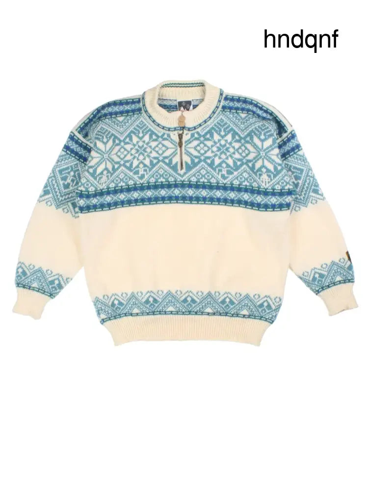 Nordic Fair Isle Jumper (Size XL) - Knitwear