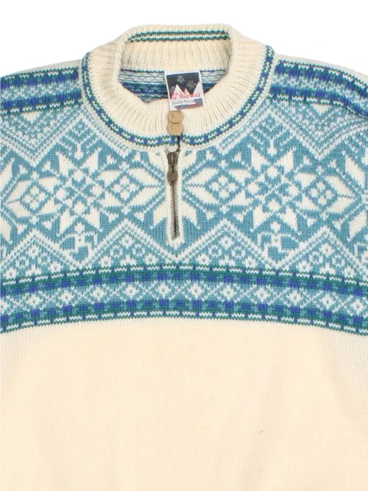 Nordic Fair Isle Jumper (Size XL) - Knitwear