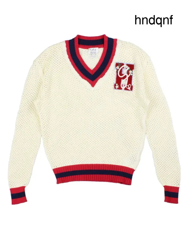 Tommy Hilfiger x Gigi Hadid V-Neck Jumper (Size M) - Knitwear