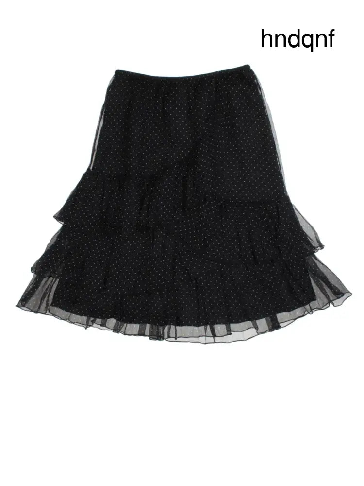 Vintage Midi Skirt (Size M) - Skirts