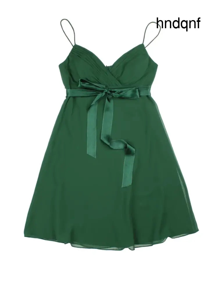 Y2K Bow Detail Dress (Size M) - Dresses