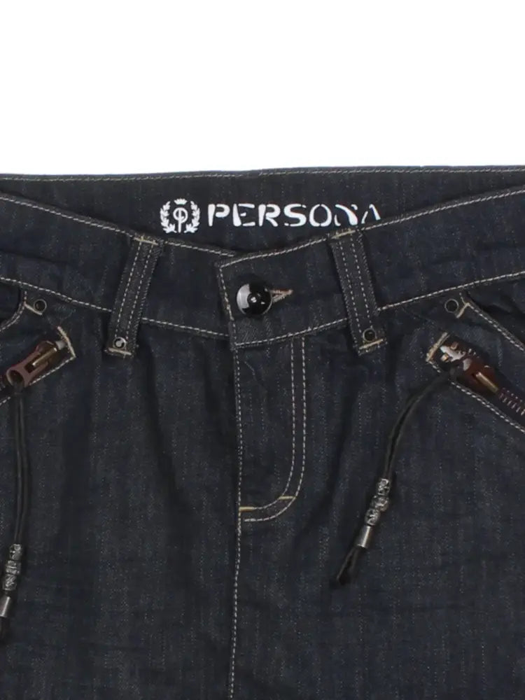 Y2K Denim Mini Skirt (Size M) - Skirts