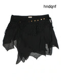 Y2K Layered Mini Skirt (Size XXL) - Skirts